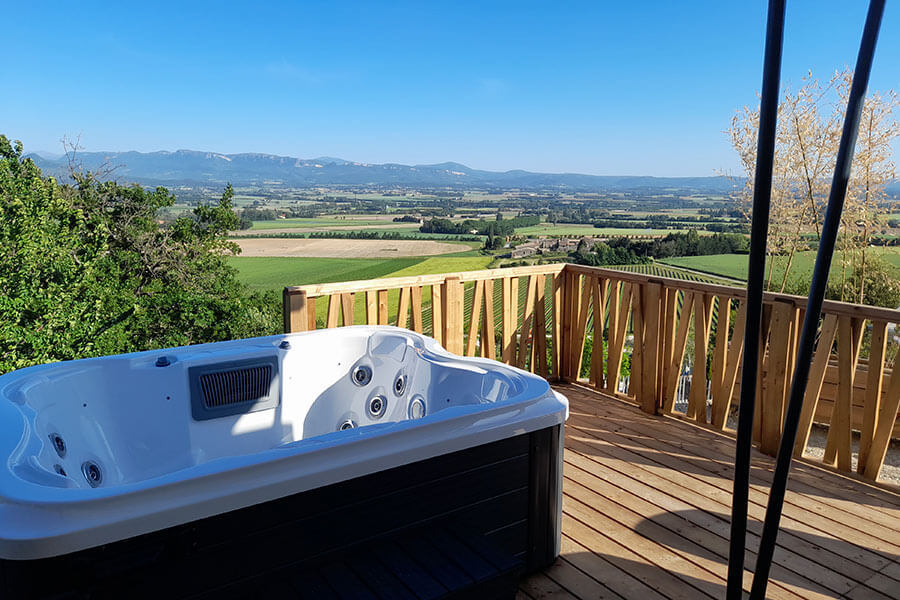 mobil-home jacuzzi Nyons