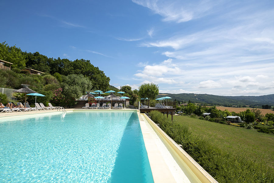 camping piscine Saou